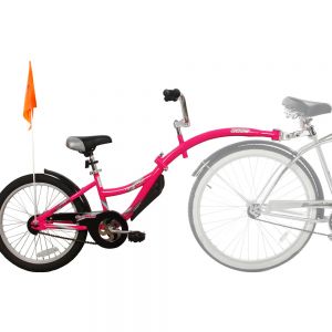 WeeRide Co Pilot Tagalong Trailer Child Bike Seat - Pink