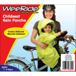 WeeRide Rain Weather Child Bike Seat Poncho