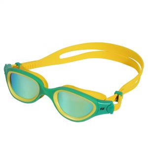 Image of Zone3 Venator-X Swim Goggles, Gold/green/yellow