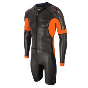 Image of Zone3 Men's Versa Multi-Sport Wetsuit, Black/grey/orange