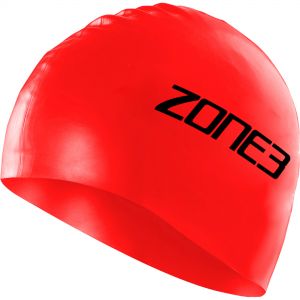 Image of Zone3 Silicone Swim Cap, Red
