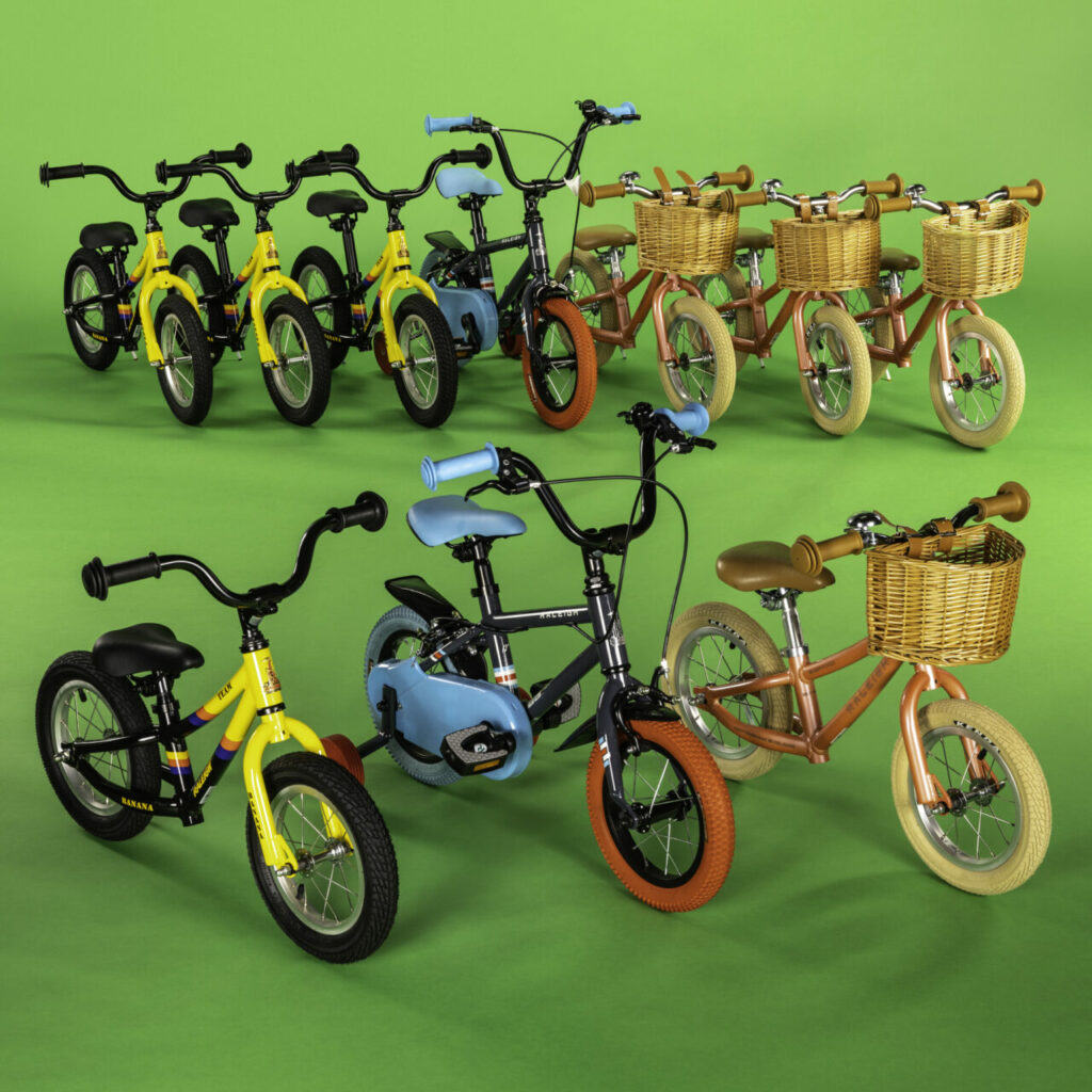 All the Raleigh bikes that were donated to Manley and Mouldsworth Pre-School